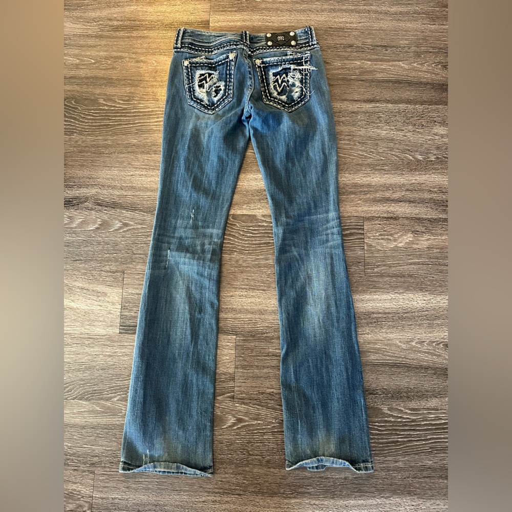 Miss Me Distressed Low Rise Jeans